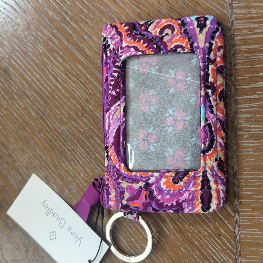 NWT Vera Bradley Keychain Coin Purse